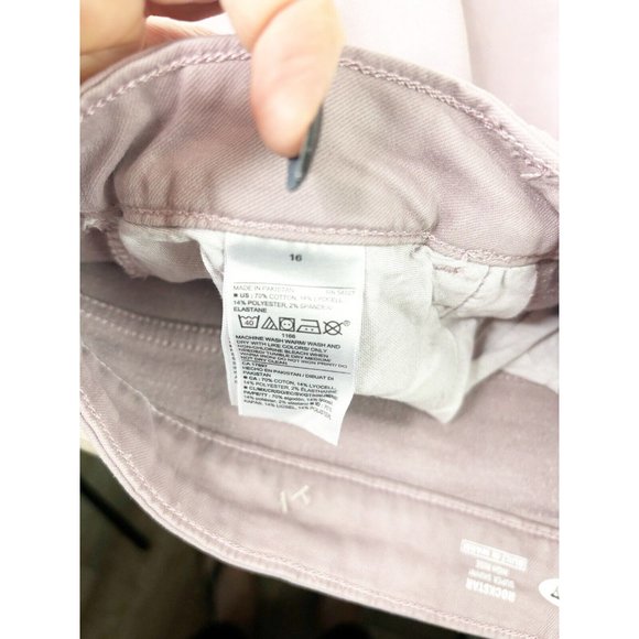 Old Navy Sz 16 Built-in Warm Rockstar Super Skinny Brushed Lavender Purple Jean - Picture 3 of 9